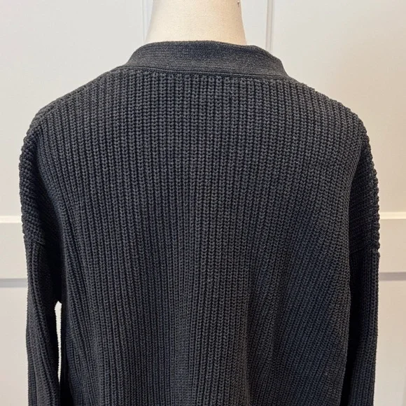 QUINCE | 100% Organic Cotton Oversized Boyfriend Cardigan | Size: Medium - Picture 6 of 11